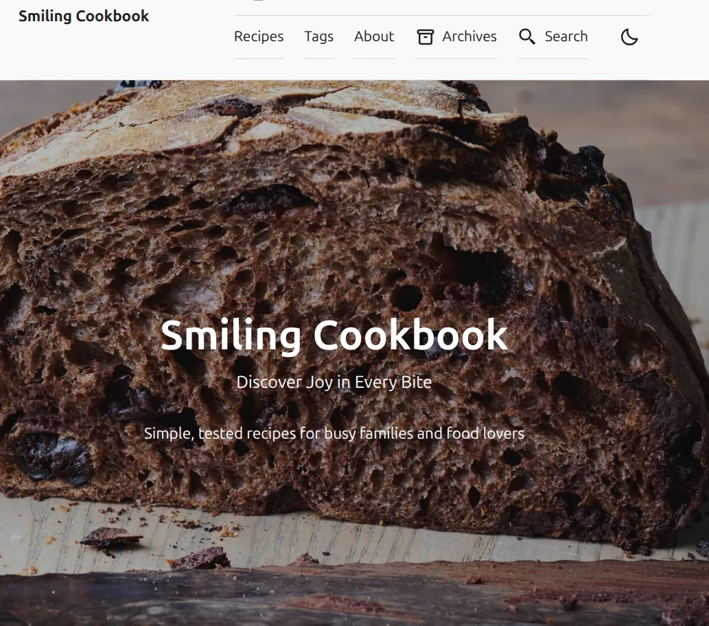 Smiling Cookbook
